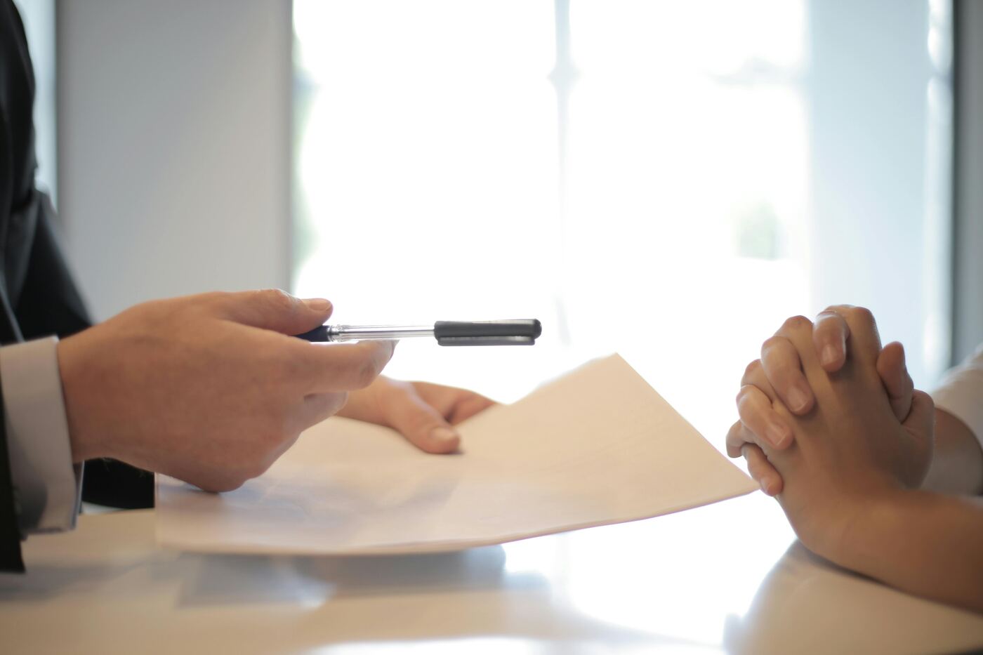 Reviewing and signing an agreement