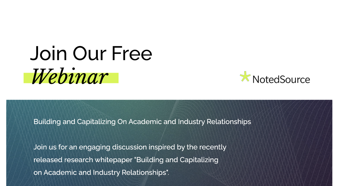 Building and Capitalizing on Academic & Industry Relationships